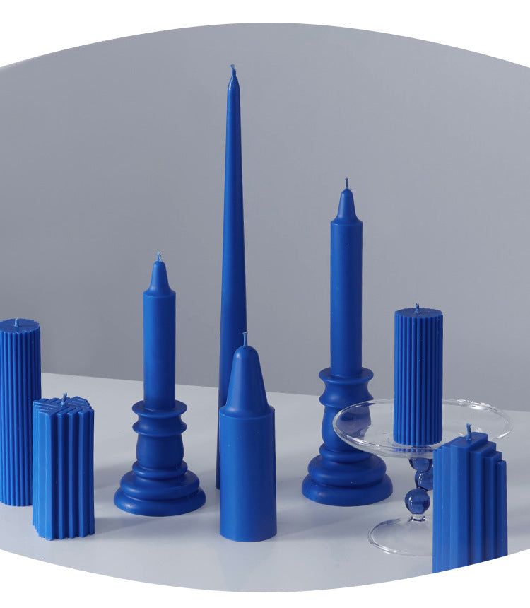 European Retro Klein Blue Length Aromatherapy Wax