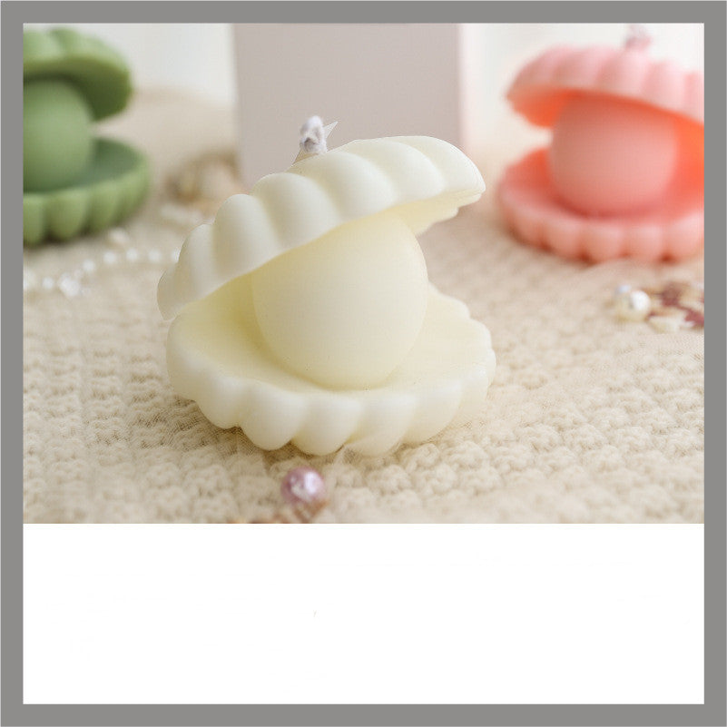 Creative Pearl Shell Incense Candle