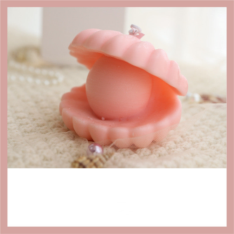 Creative Pearl Shell Incense Candle