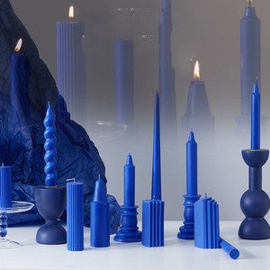 European Retro Klein Blue Length Aromatherapy Wax